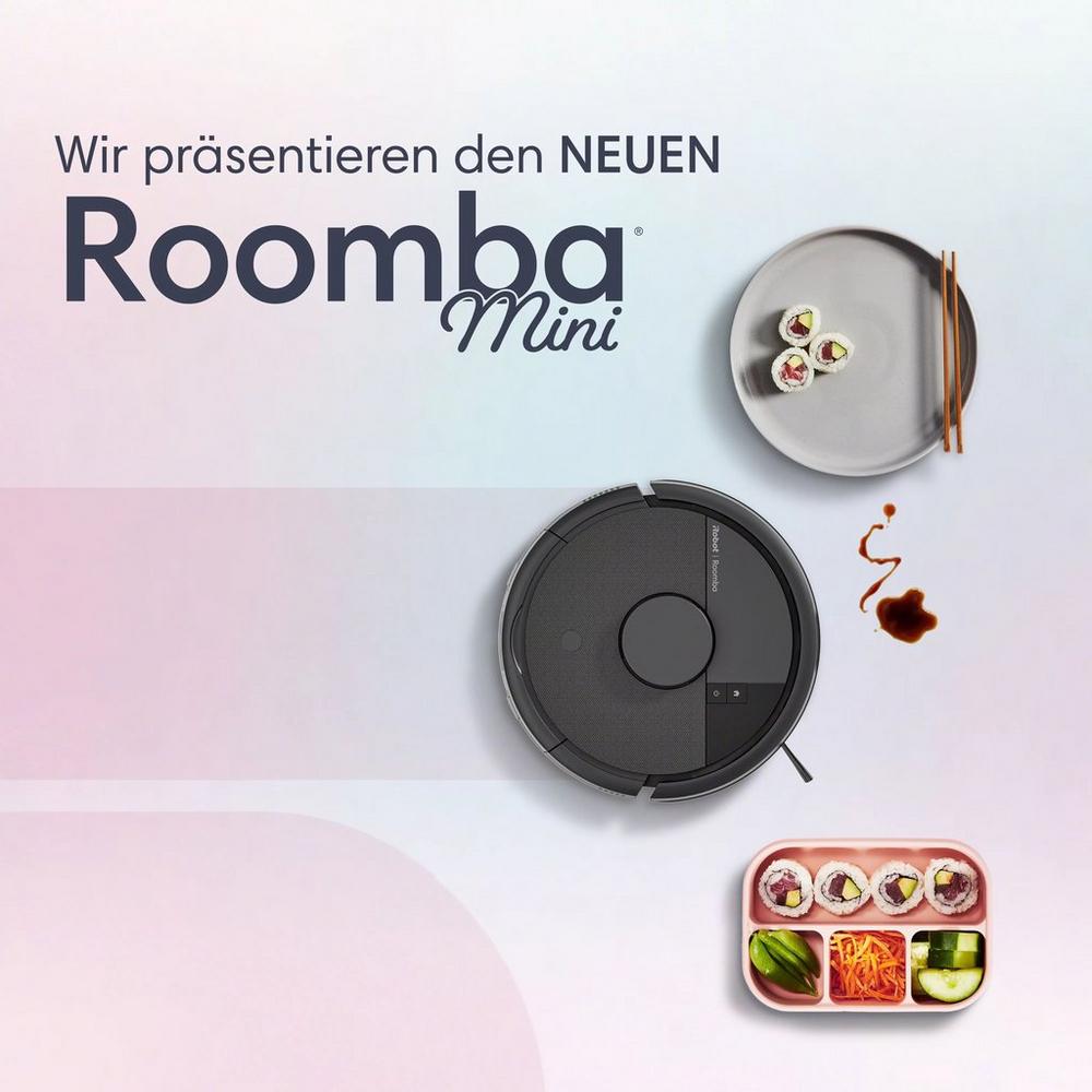Roomba® Mini Saug- & Wischroboter + AutoEmpty™ Dock – Schwarz