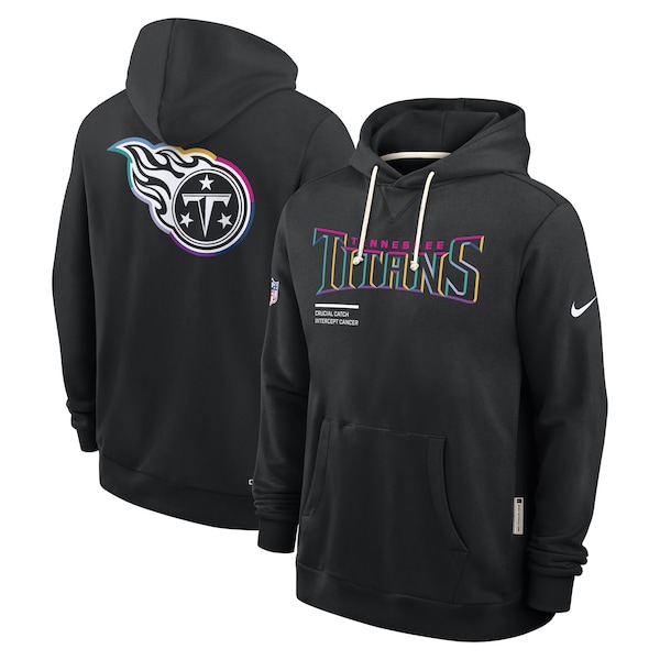 Tennessee Titans Nike 2025 NFL Crucial Catch Sideline Standard Issue Dri-FIT Hoodie - Black
