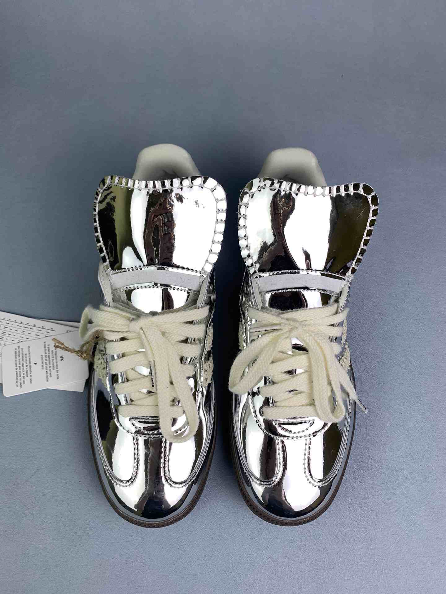 Wales Bonner x adidas Silver Samba Shoes