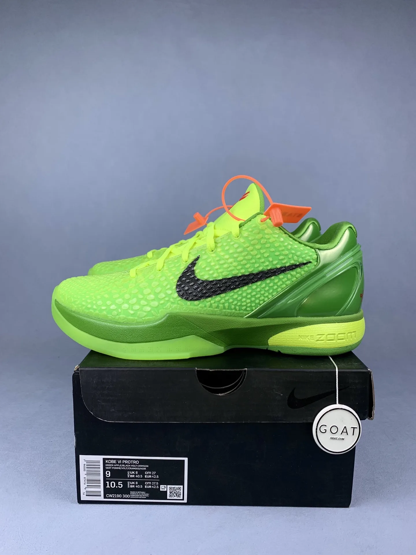 Kobe 6 Protro “Grinch” Basketball Shoes product photo from LabelPicks