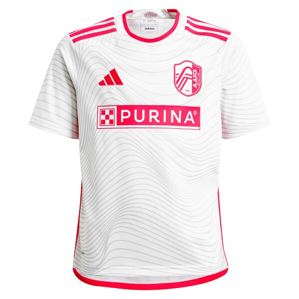 Eduard Löwen St. Louis City SC adidas Youth 2024 The Confluence Kit Replica Player Jersey - White