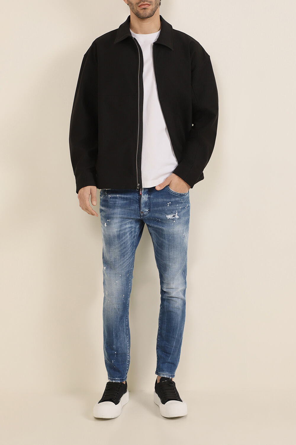 DSQUARED2 מכנסי ג'ינס סלים פיט