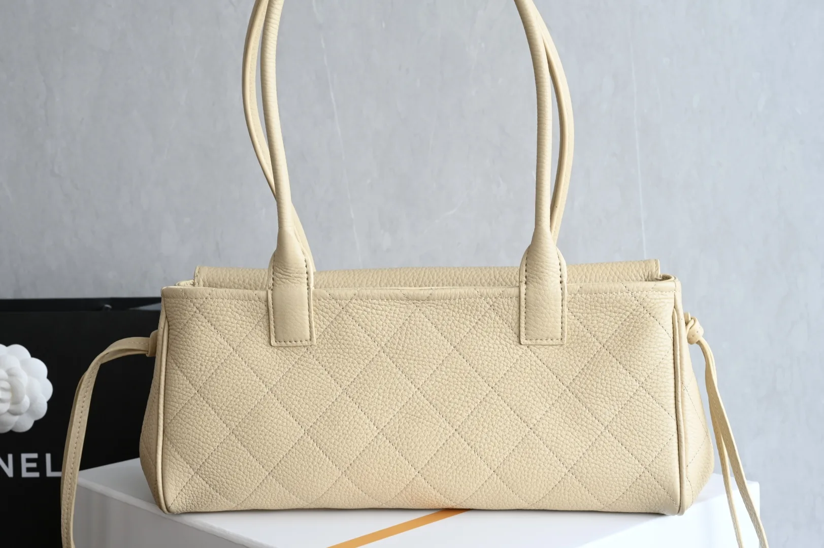 Chanel Beige Calfskin Top Handle Bag product photo from LabelPicks