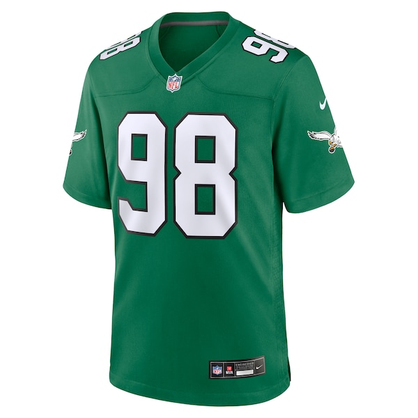 Jalen Carter Philadelphia Eagles Nike Alternate Game Jersey - Kelly Green