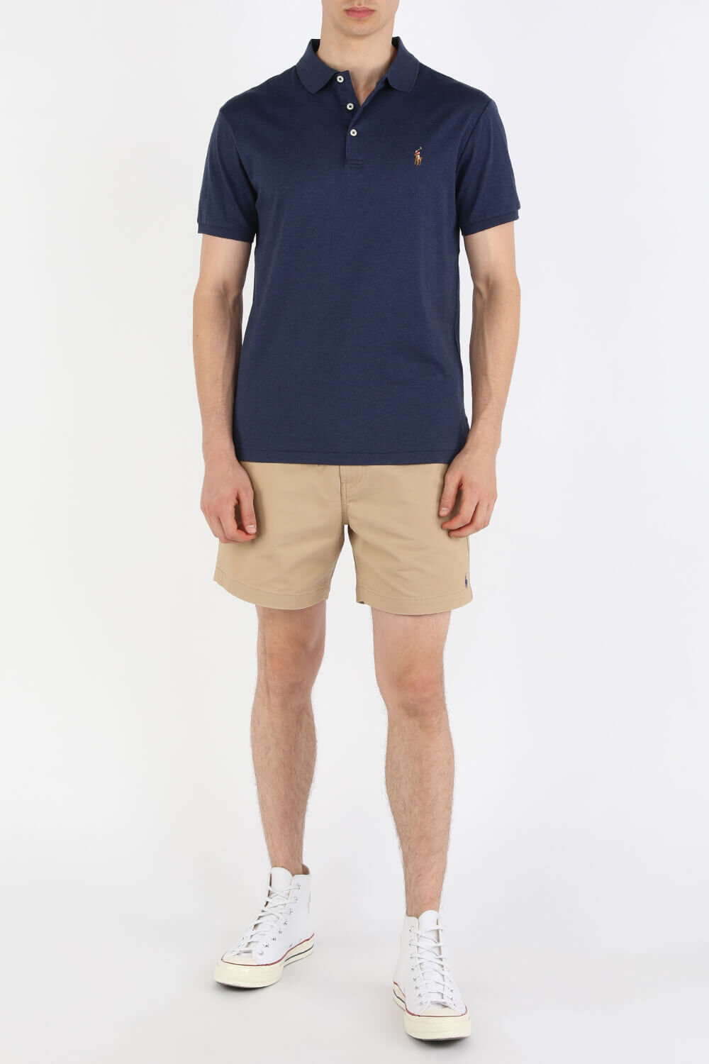 POLO RALPH LAUREN חולצת פולו עם לוגו רקום