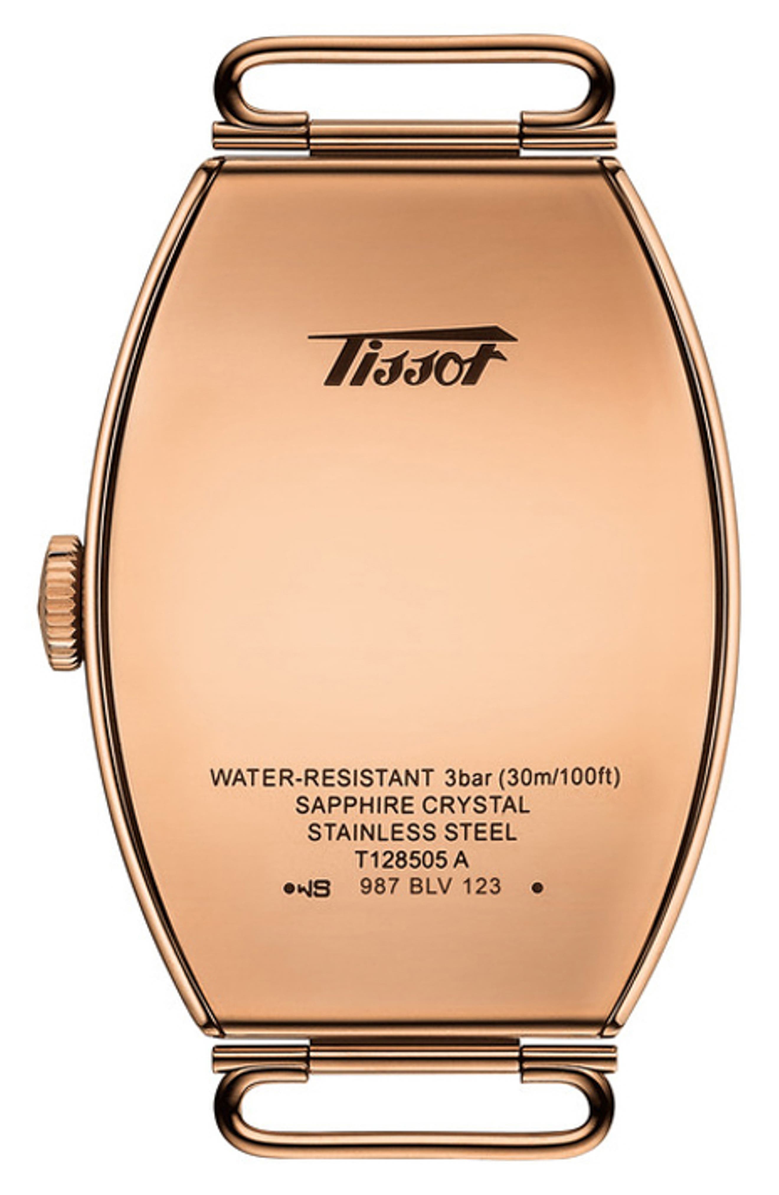Tissot Porto Chronograph Croc Embossed Leather Strap Watch, 31mm