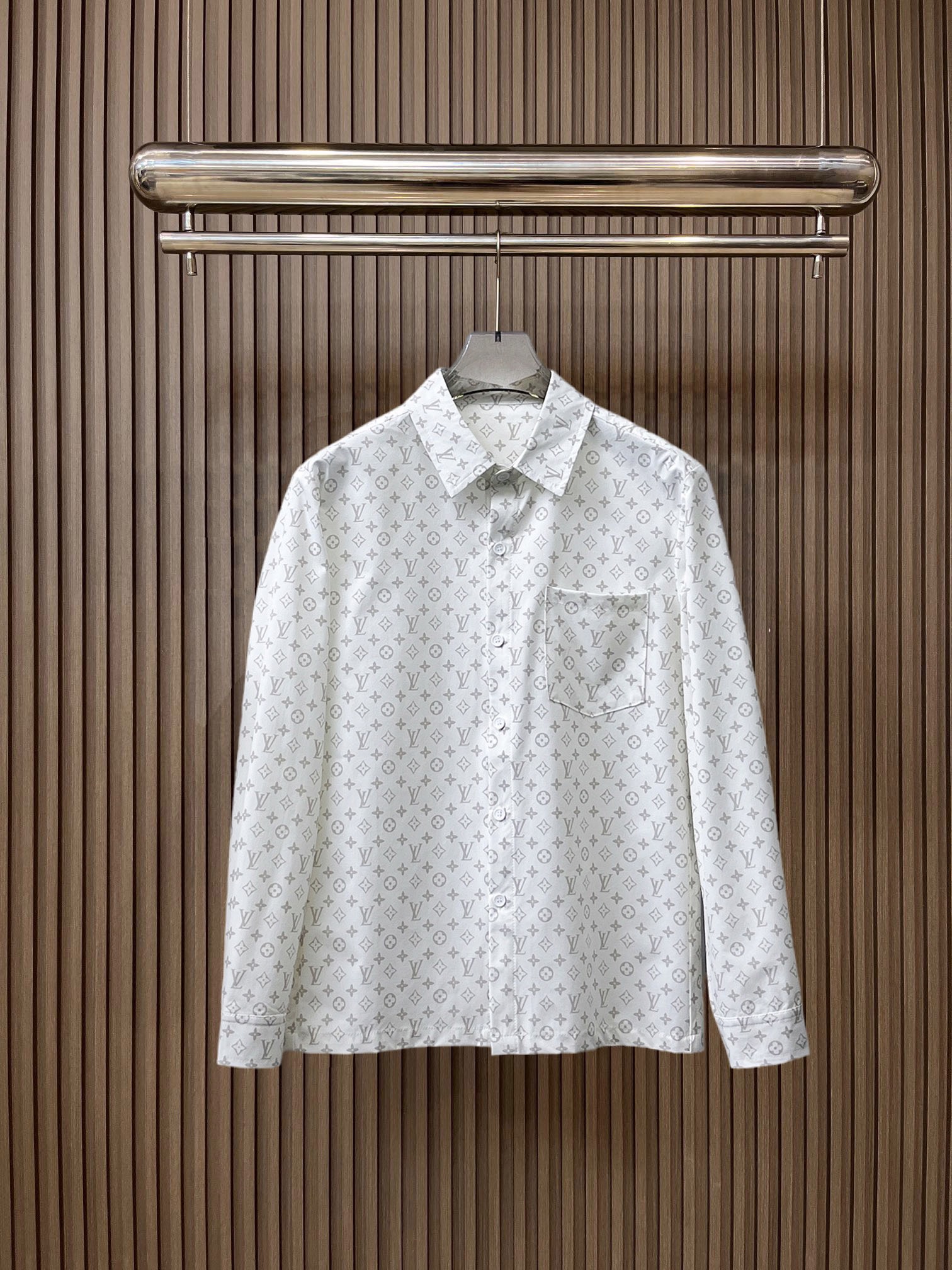 0227 New simple and stylish long-sleeved shirt