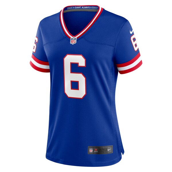 Jaxson Dart New York Giants Nike Women's Alternate 2 Classic Game Jersey -  Royal