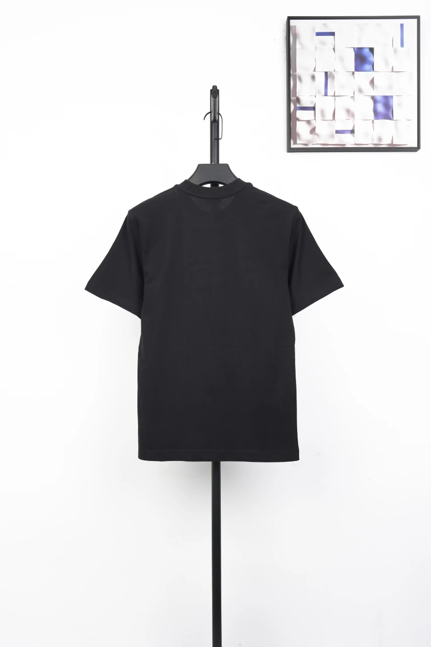 Burberry Black Oval Badge Embroidered T-Shirt product photo from LabelPicks