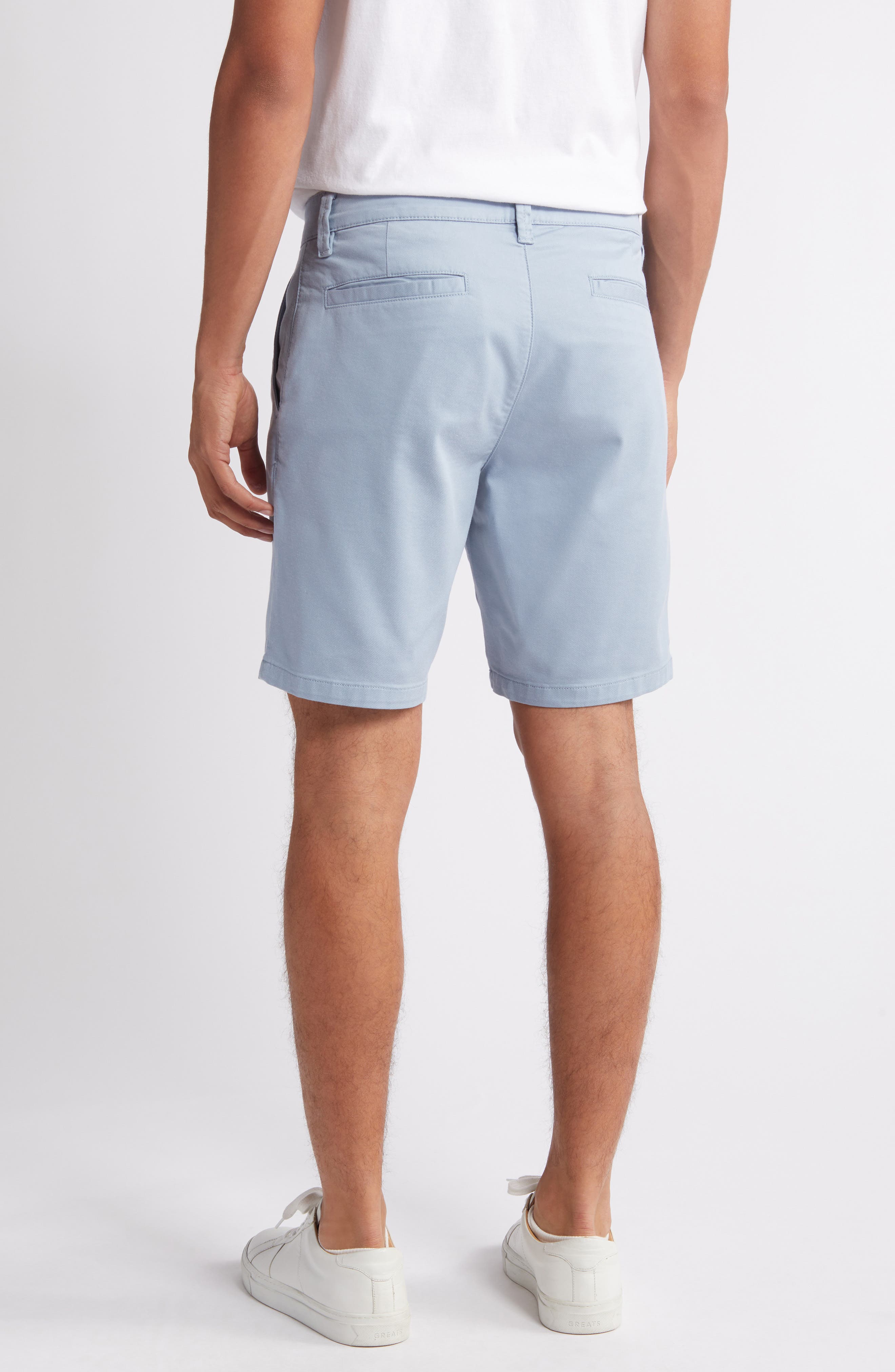 34 Heritage Arizona CoolMax® Slim Fit Flat Front Chino Shorts
