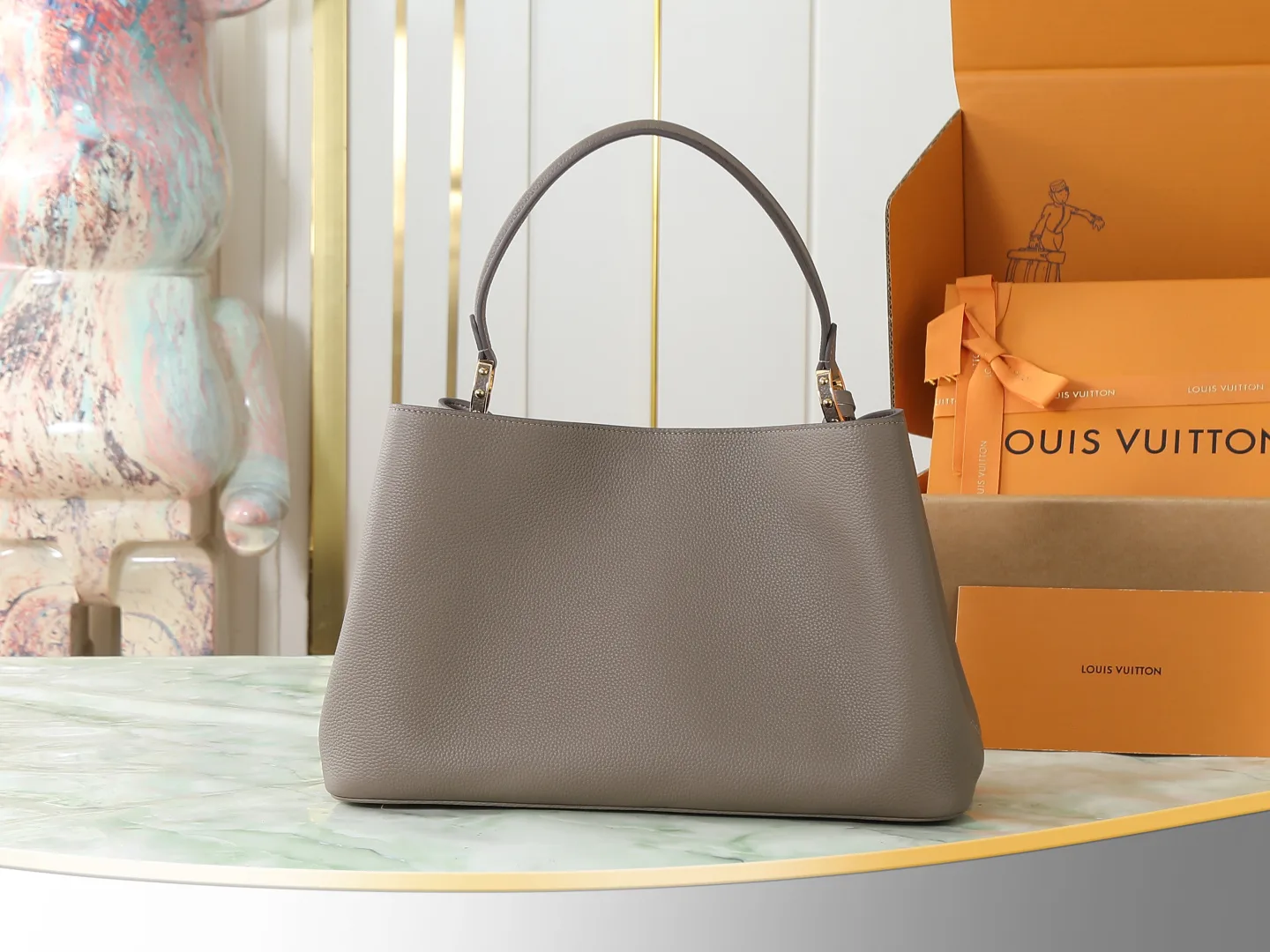 Louis Vuitton Calfskin Capucines Top Handle Bag product photo from LabelPicks