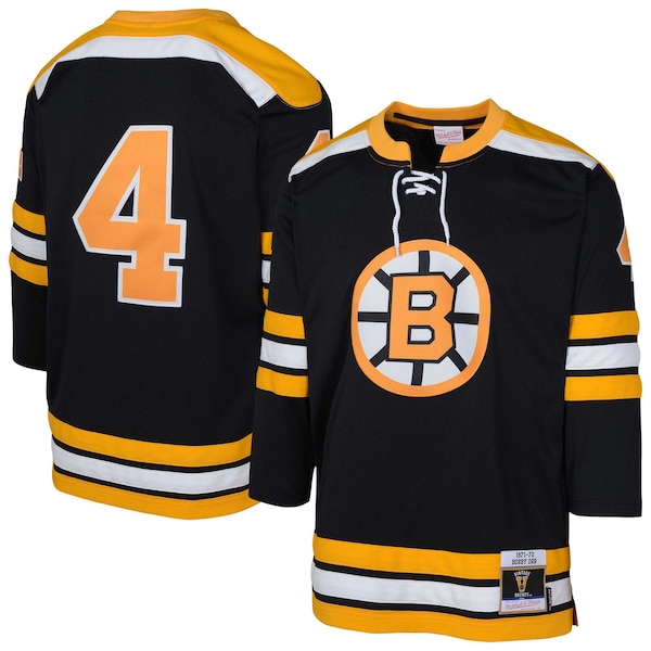 Bobby Orr Boston Bruins  Youth   Power Play Player Jersey - Black