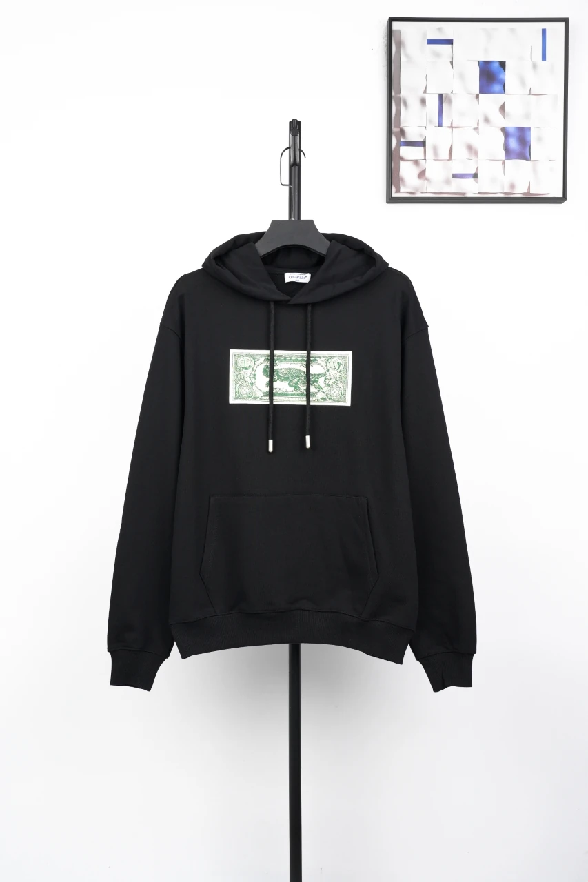 Off-White Black Dollar Arrow Graphic Hoodie product photo from LabelPicks