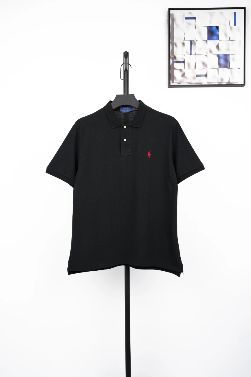 Ralph Lauren Black Pony Embroidered Short Sleeve Polo Shirt product photo from LabelPicks