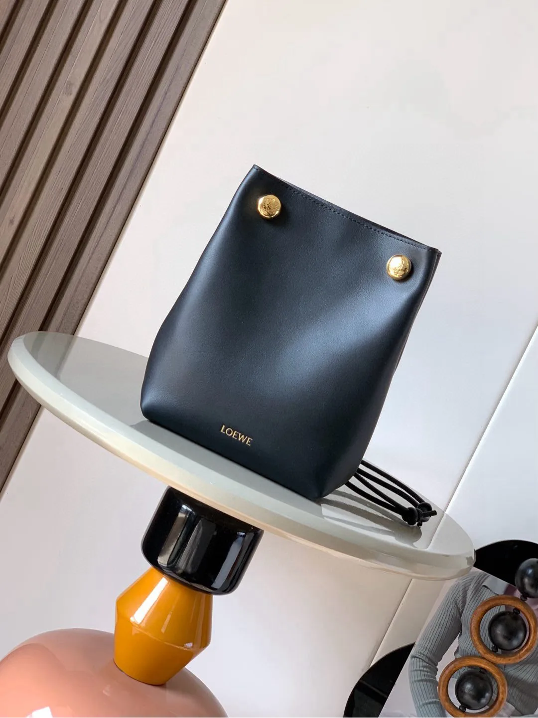 Loewe Black Calfskin Bucket Bag product photo from LabelPicks