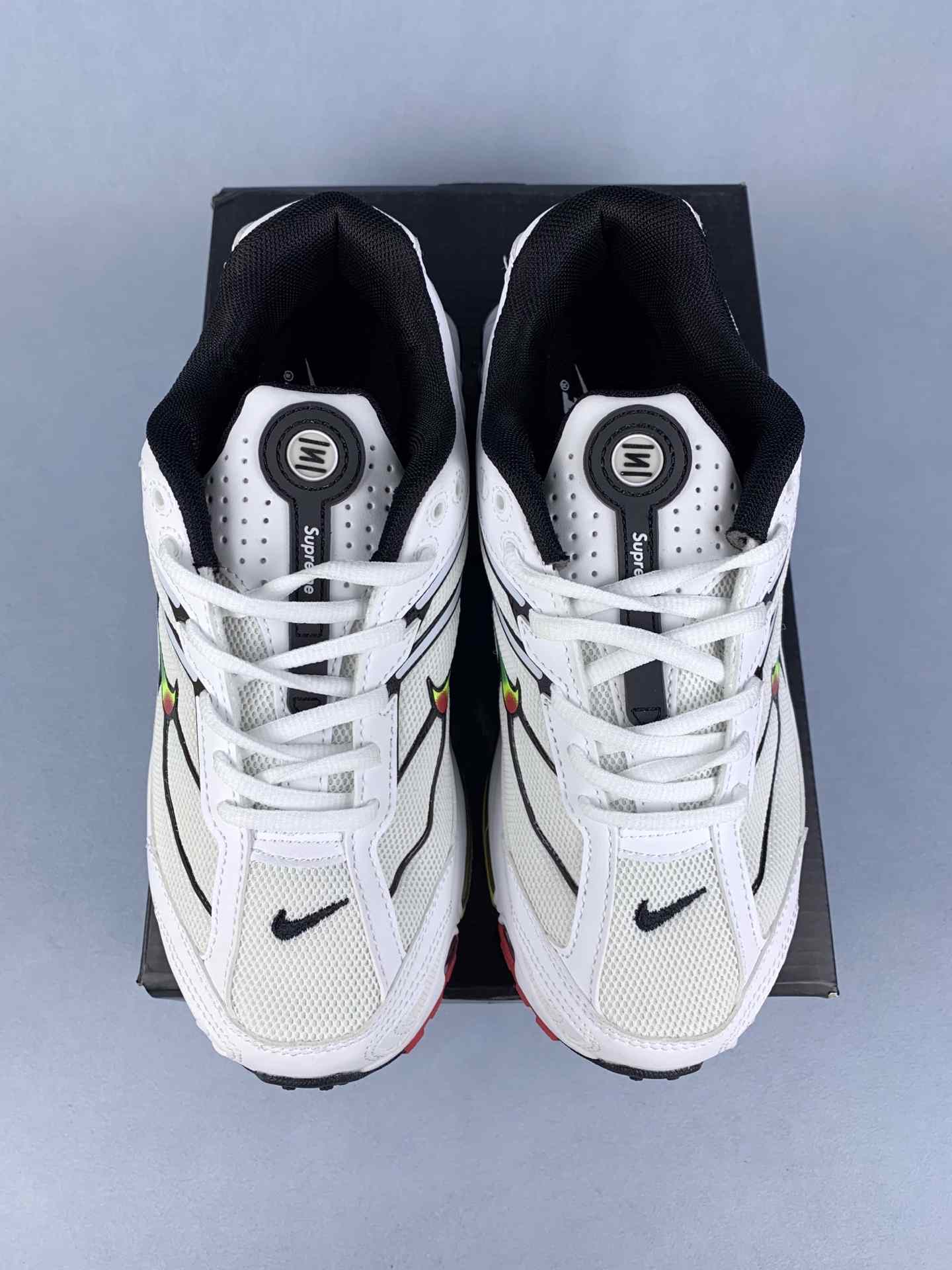 Supreme x Nike Shox Ride 2 SP 'White/Various Colours' Shoes