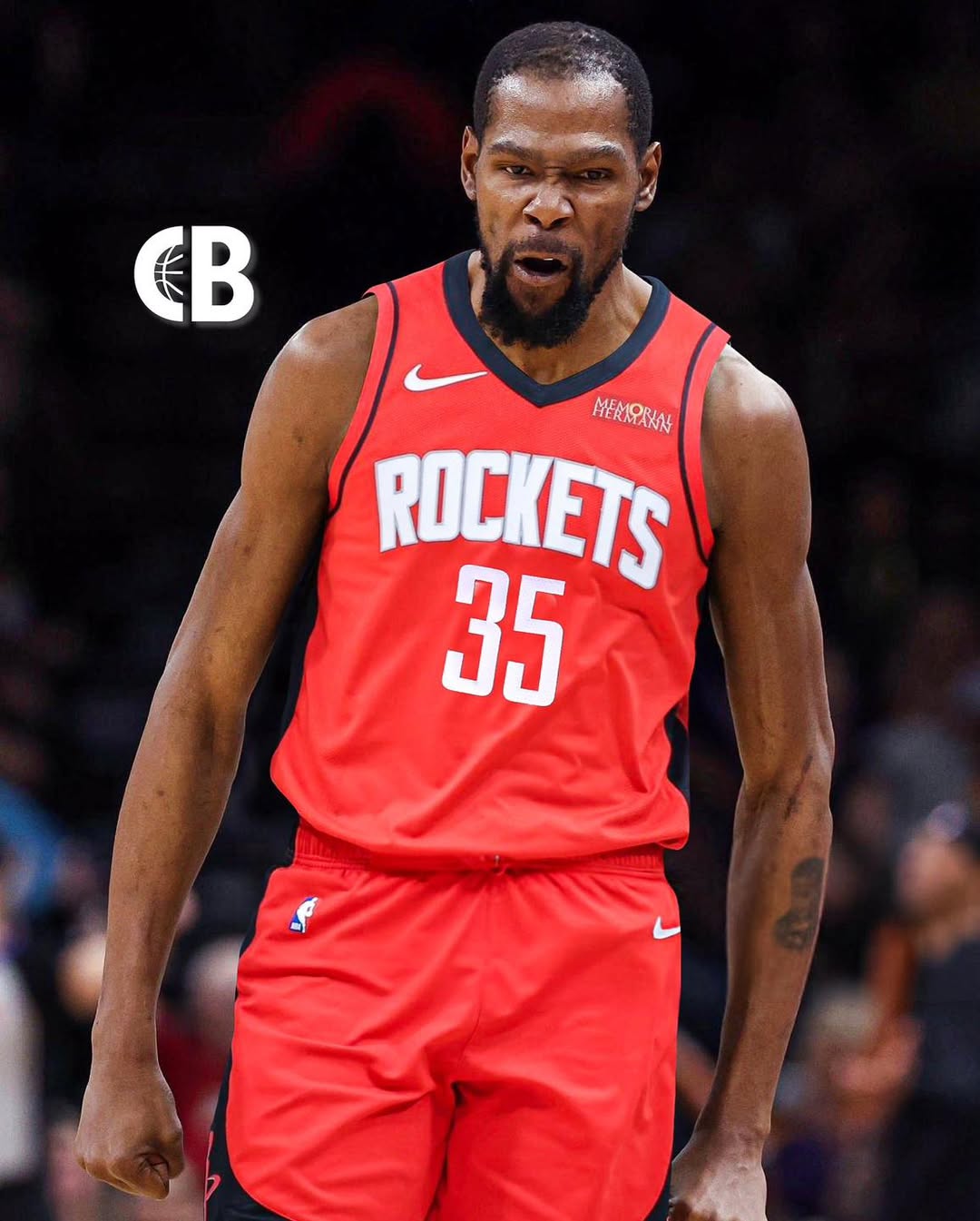 Kevin Durant Houston Rockets Nike Unisex Swingman Jersey - Icon Edition - Red