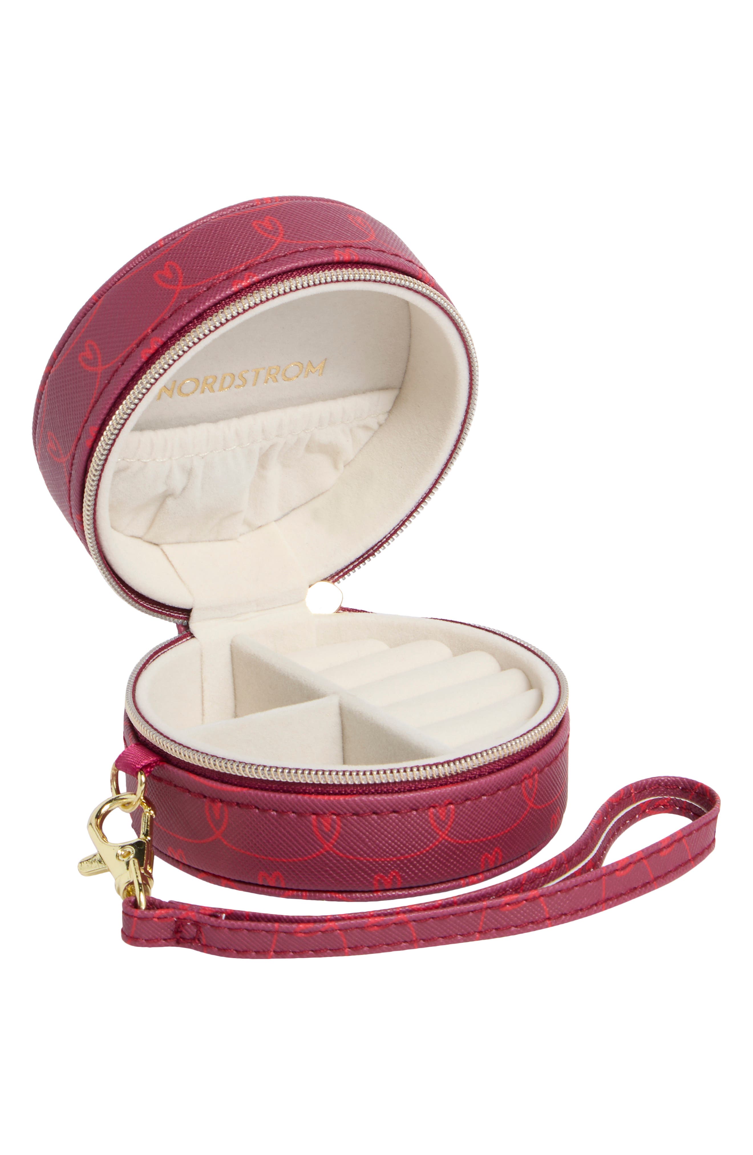 Nordstrom Mini Round Jewelry Box