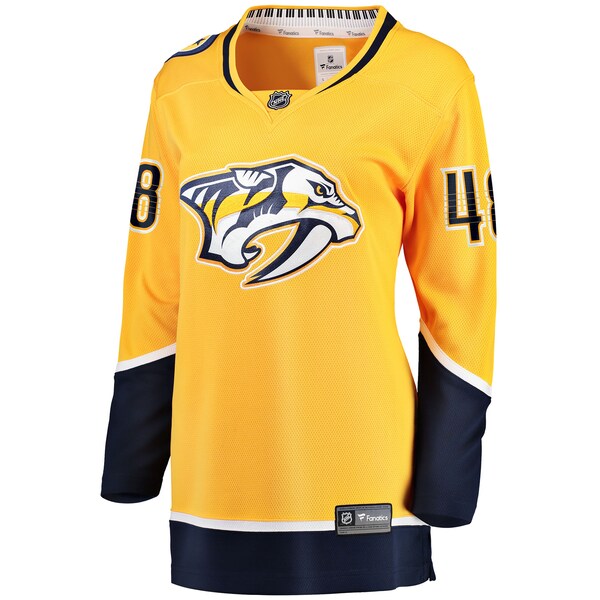 Nick Perbix Nashville Predators  Women's Home Breakaway Jersey - Gold