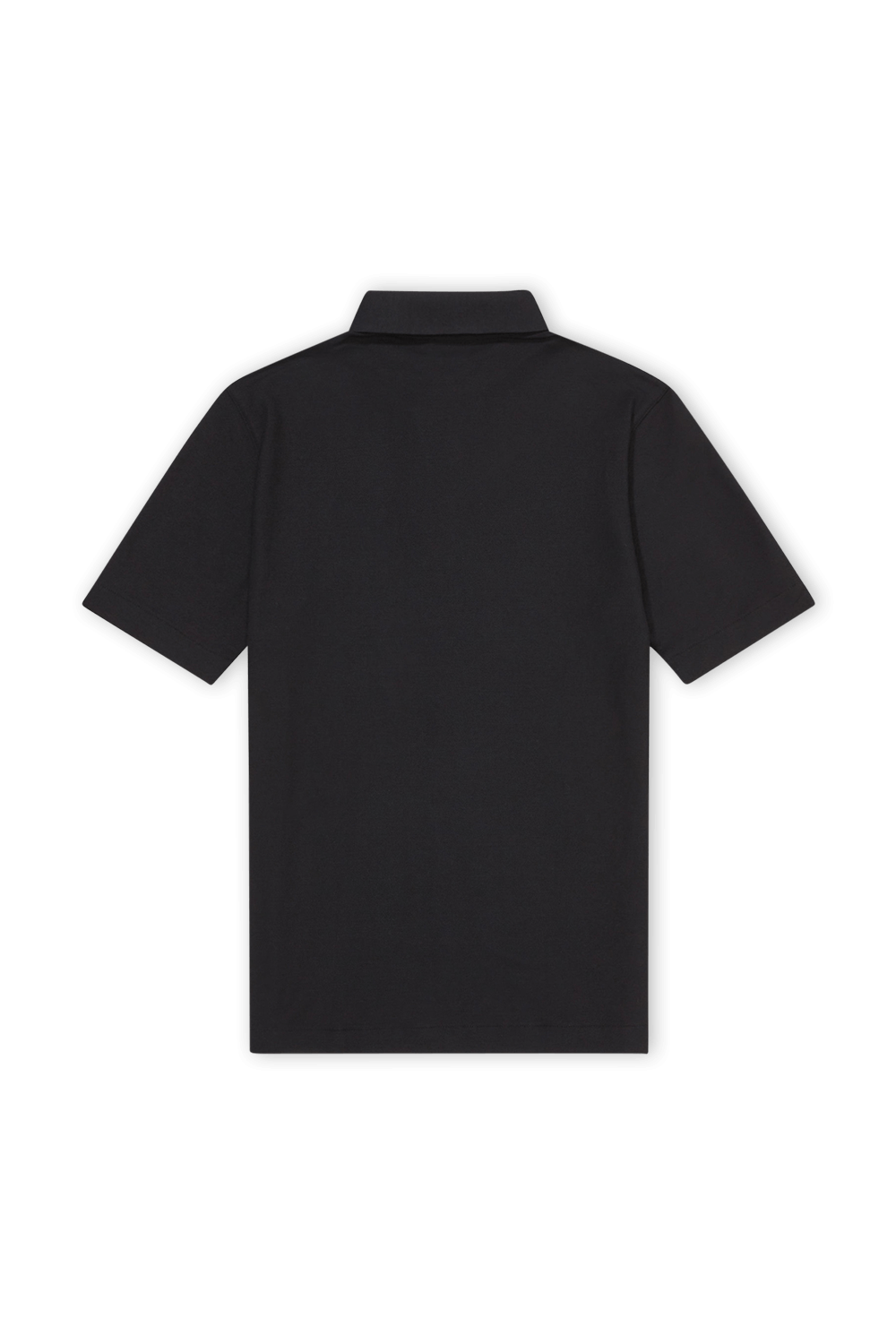 FRED PERRY חולצת פולו שחורה עם לוגו רקום