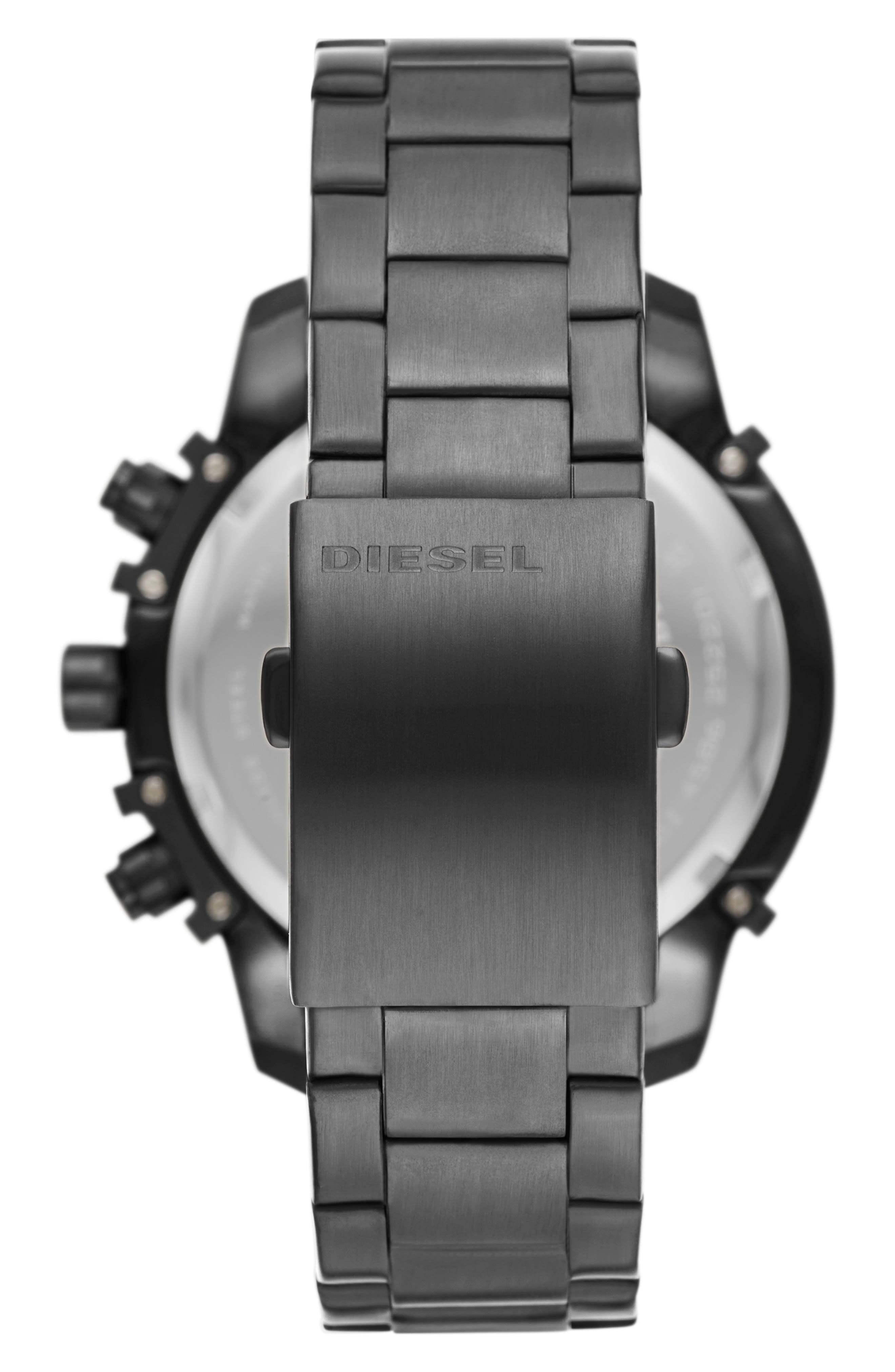 DIESEL® Griffed Chronograph Quartz Bracelet Watch, 48mm