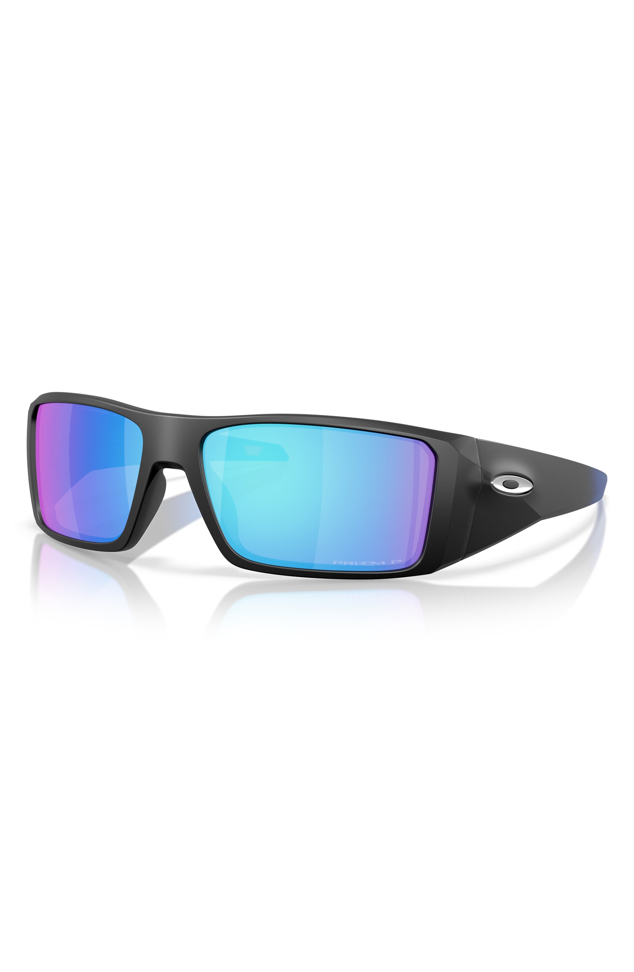Oakley Heliostat 61mm Prizm™ Polarized Rectangular Sunglasses