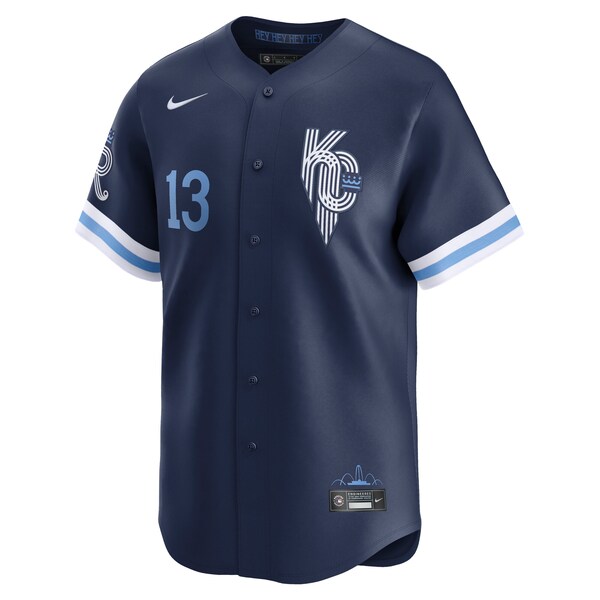Salvador Perez Kansas City Royals Nike City Connect Limited Jersey - Navy