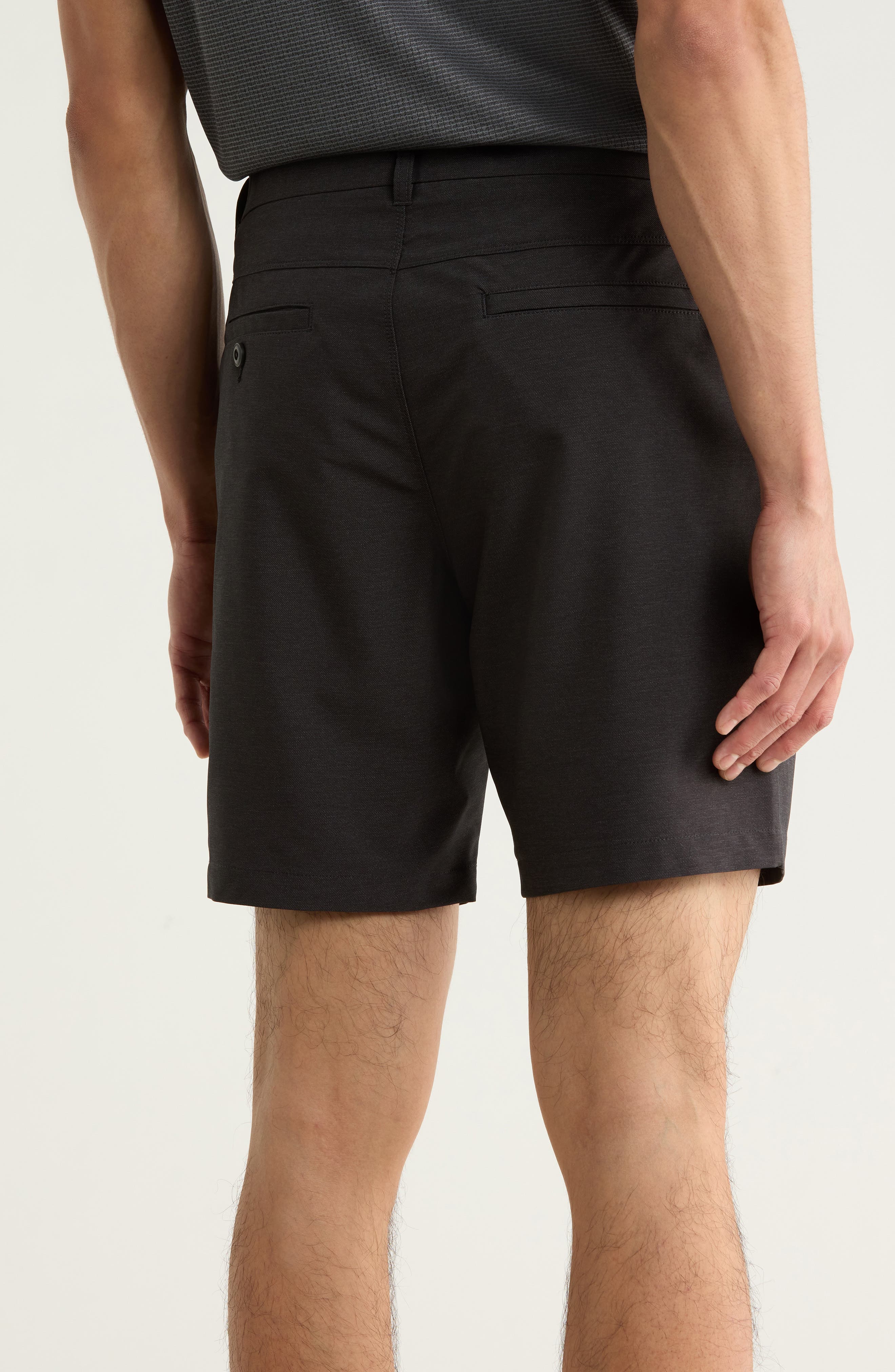 Original Penguin Technical Flat Front 7.5-Inch Shorts