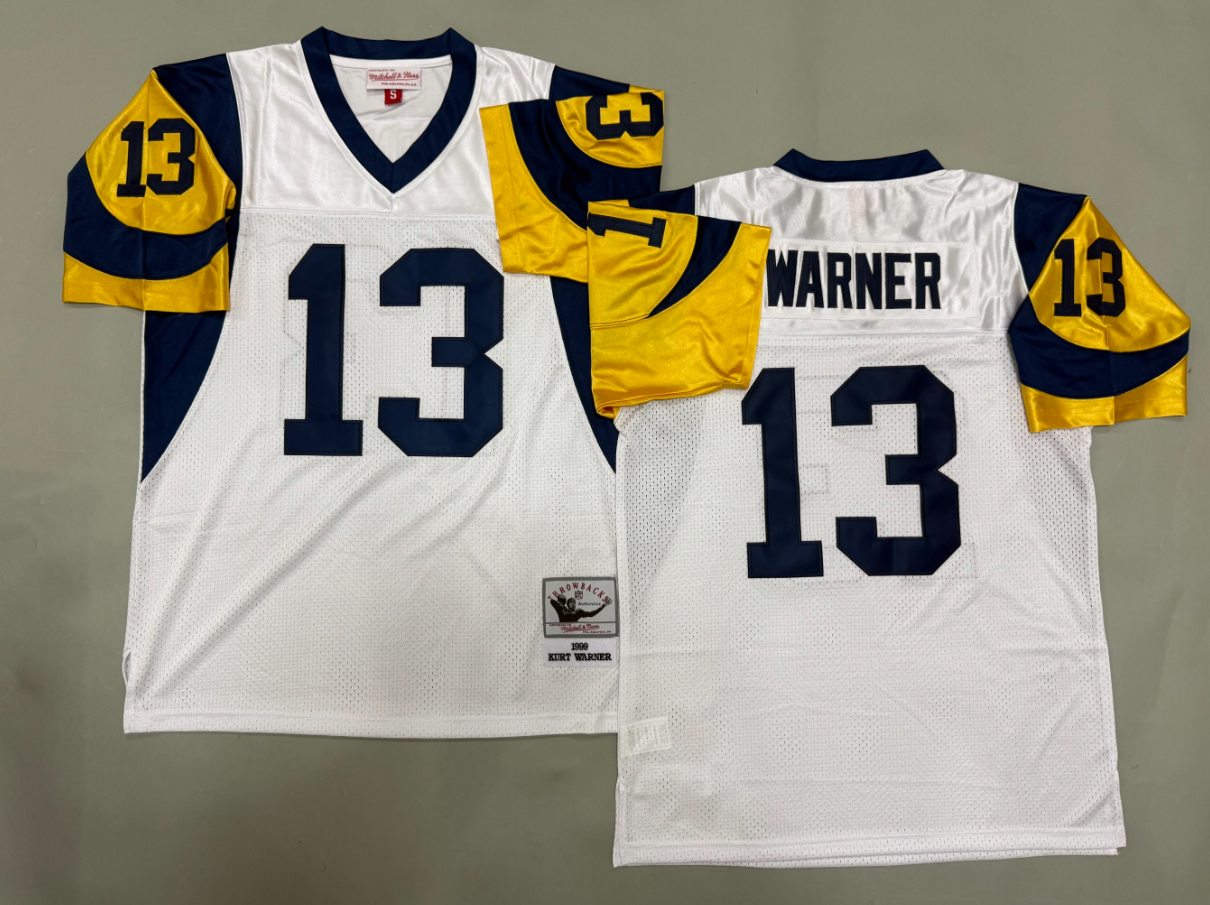 Kurt Warner Los Angeles Rams Authentic Throwback Retired Player Jersey