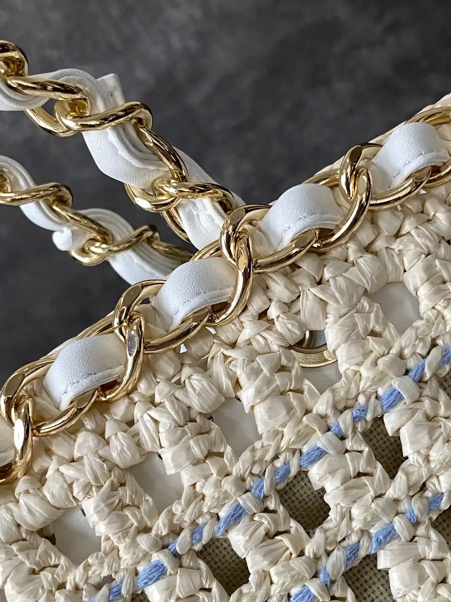 Chanel Beige Straw Woven Tote Bag product photo from LabelPicks