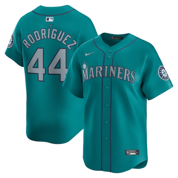 Julio Rodríguez Seattle Mariners Nike Alternate Limited Player Jersey – Aqua