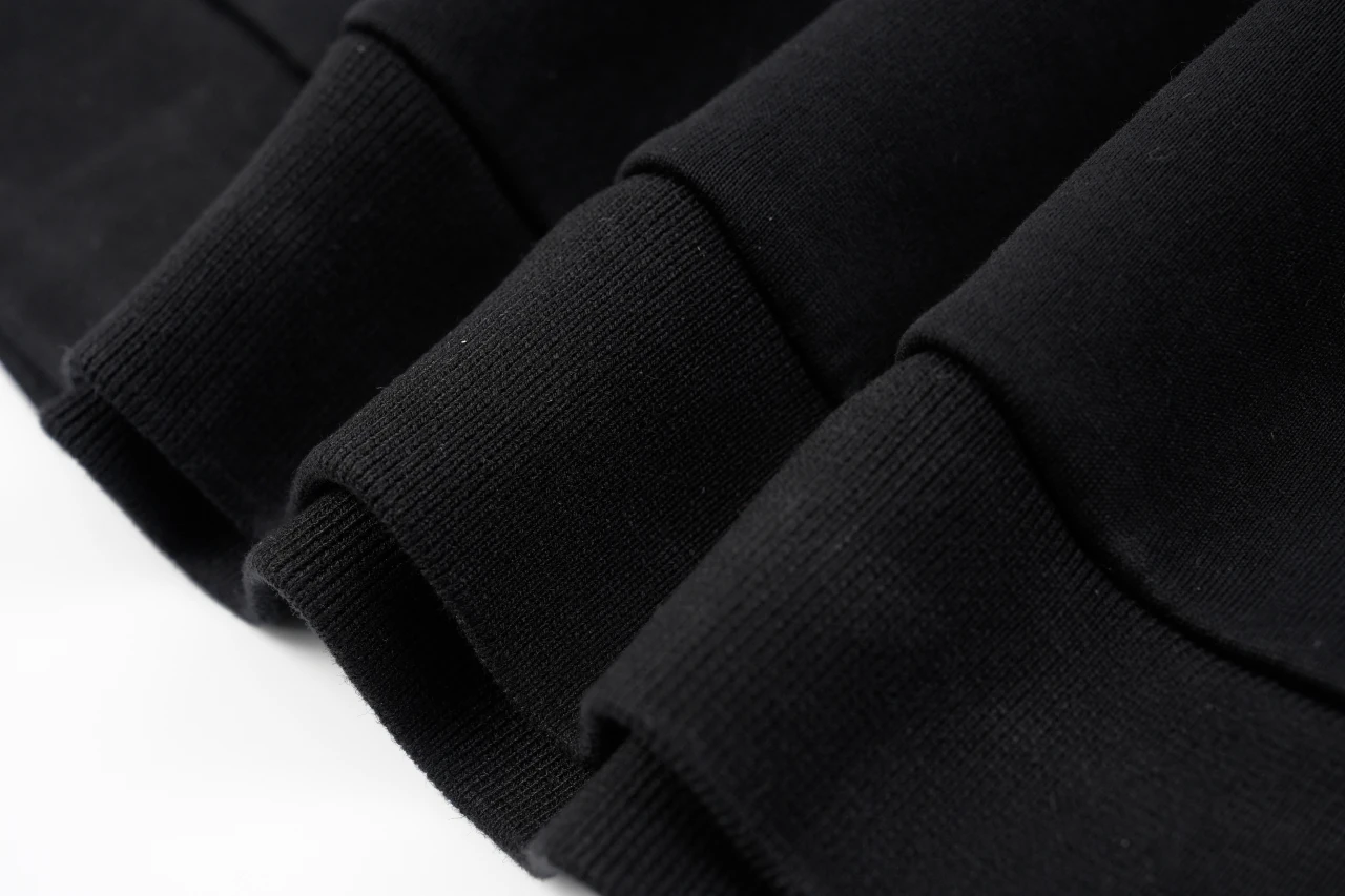 Prada Black Hoodie with Leather Triangle Logo product photo from LabelPicks