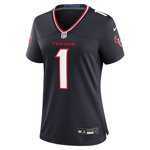 Houston Texans Nike Women's #1 Mom Game Jersey - Navy