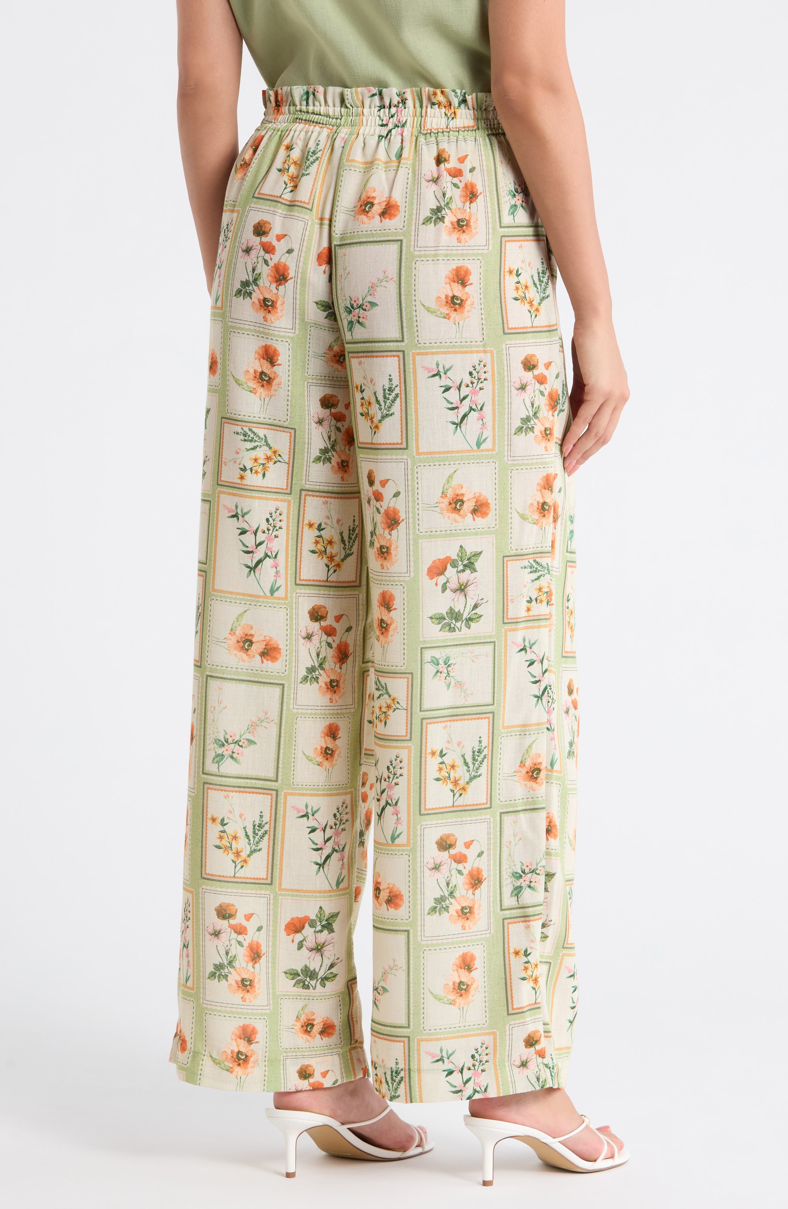 DR2 by Daniel Rainn Matching Postcard Floral Pants