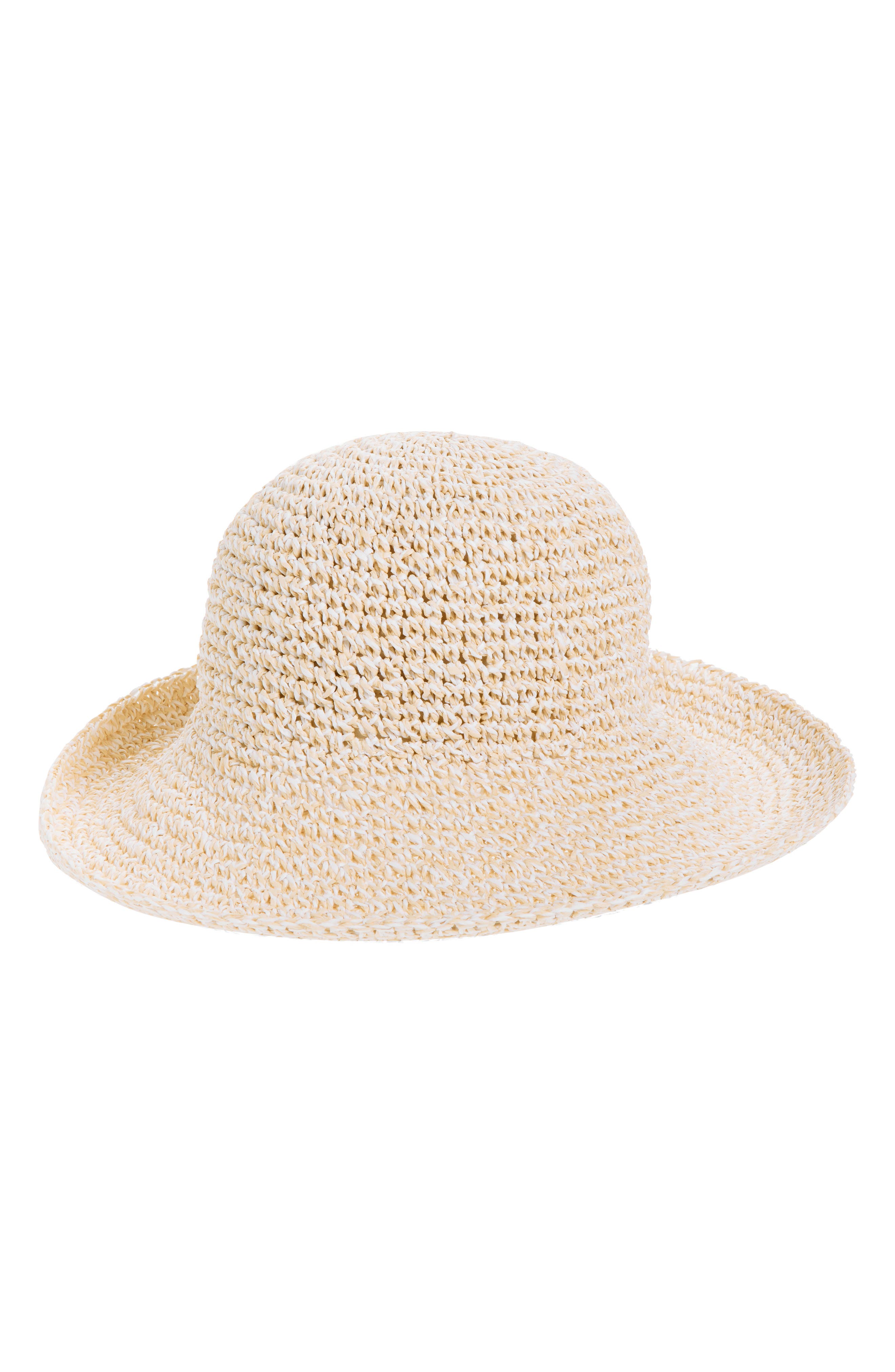 NORDSTROM RACK Marled Straw Sun Hat