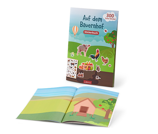Stickerbuch »Auf dem Bauernhof«