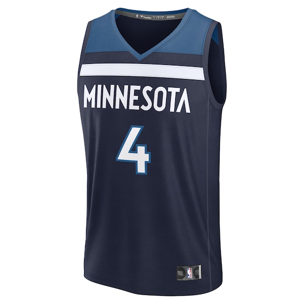 Rob Dillingham  Minnesota Timberwolves  2024 NBA Draft Fast Break Player Jersey - Icon Edition - Navy