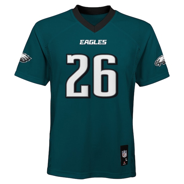 Saquon Barkley Philadelphia Eagles Youth Replica Player Jersey - Midnight Green