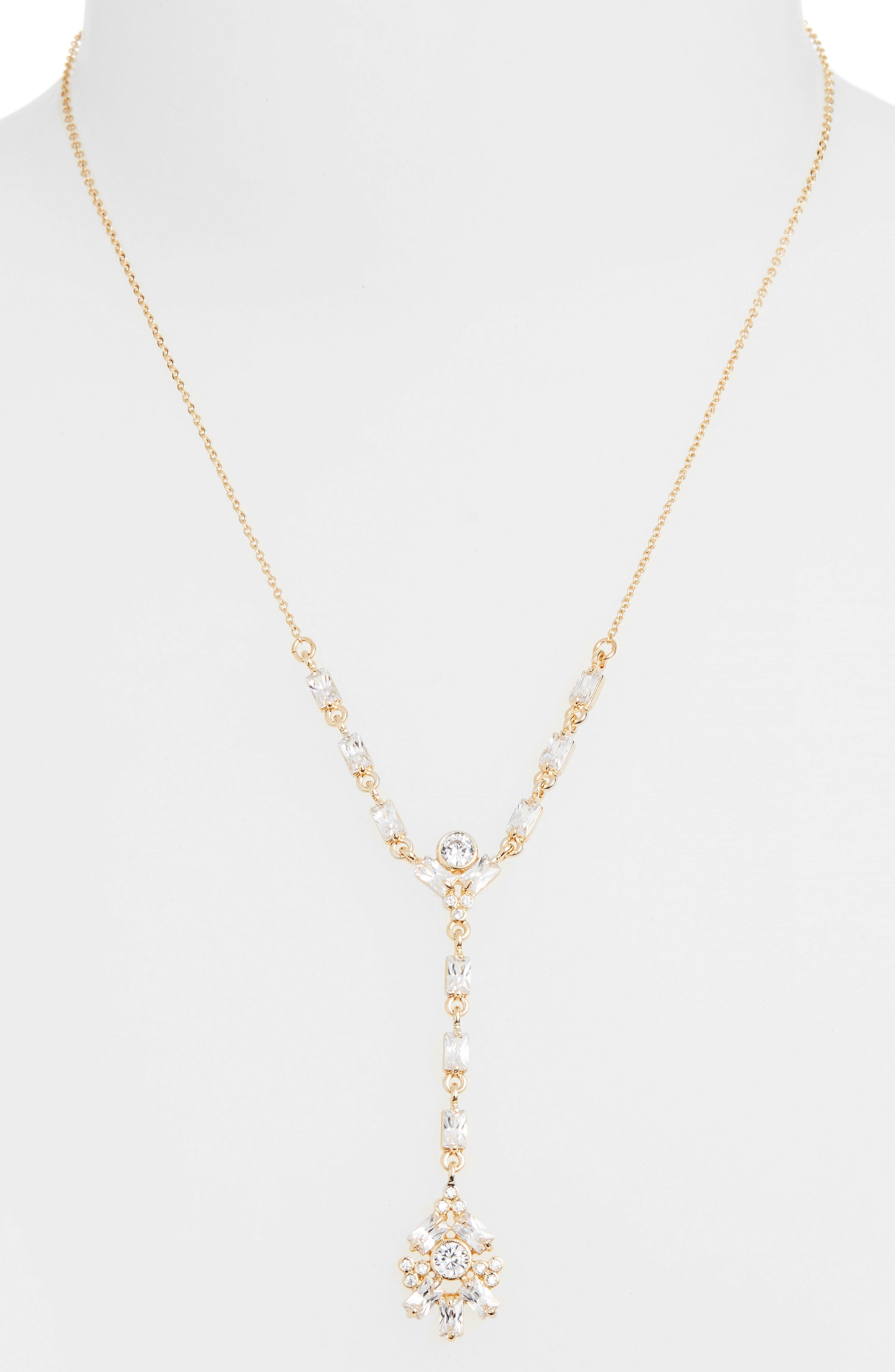CZ by Kenneth Jay Lane Y-Necklace