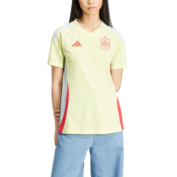 Spain National Team adidas Women's 2024 Away Replica Jersey - Yellow