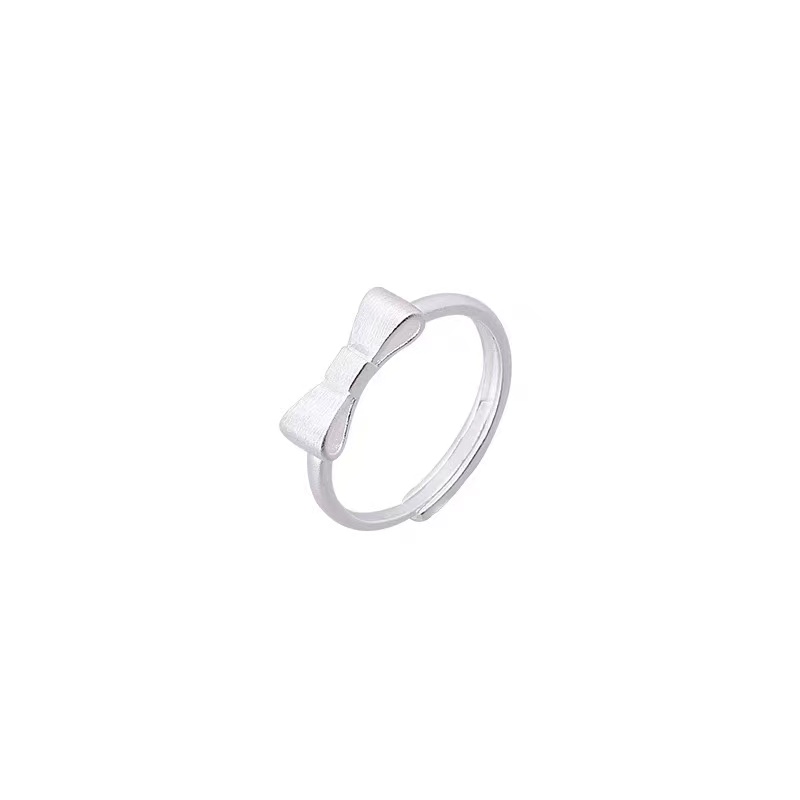 Bowknot Ring Women's Fashion Personality Niche Design Opening
