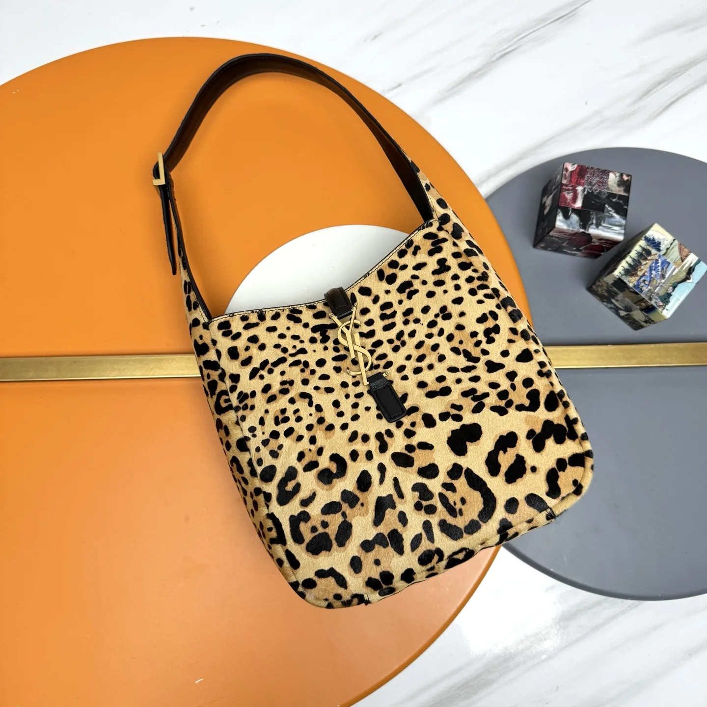Saint Laurent Calfskin Le 5 A 7 Hobo Bag product photo from LabelPicks
