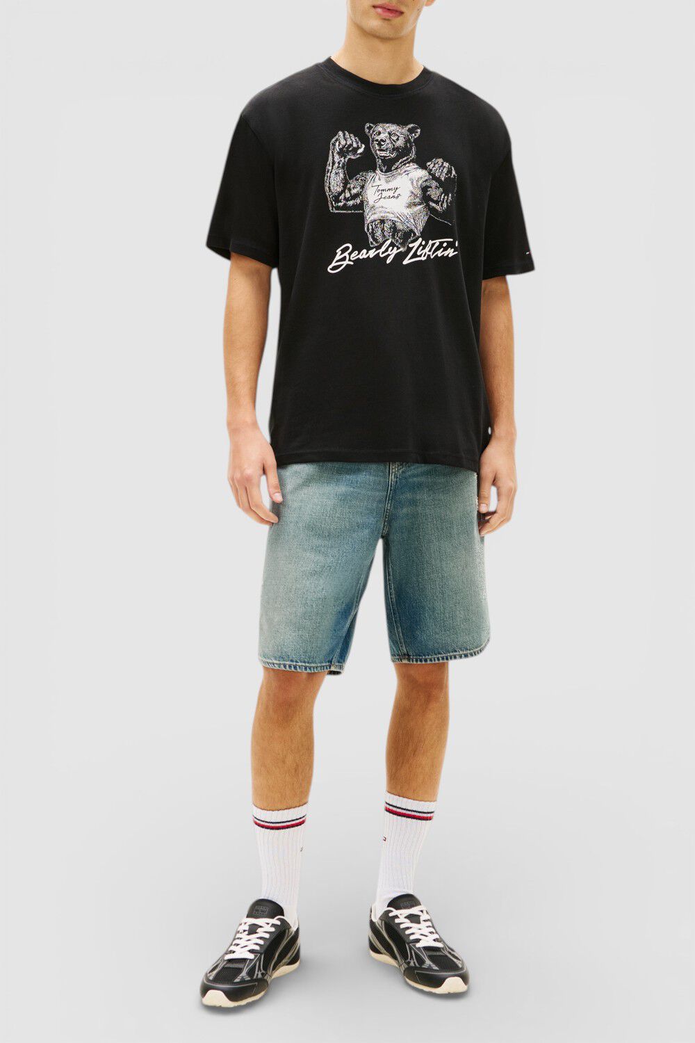 TOMMY HILFIGER חולצת טי בגזרה משוחררת