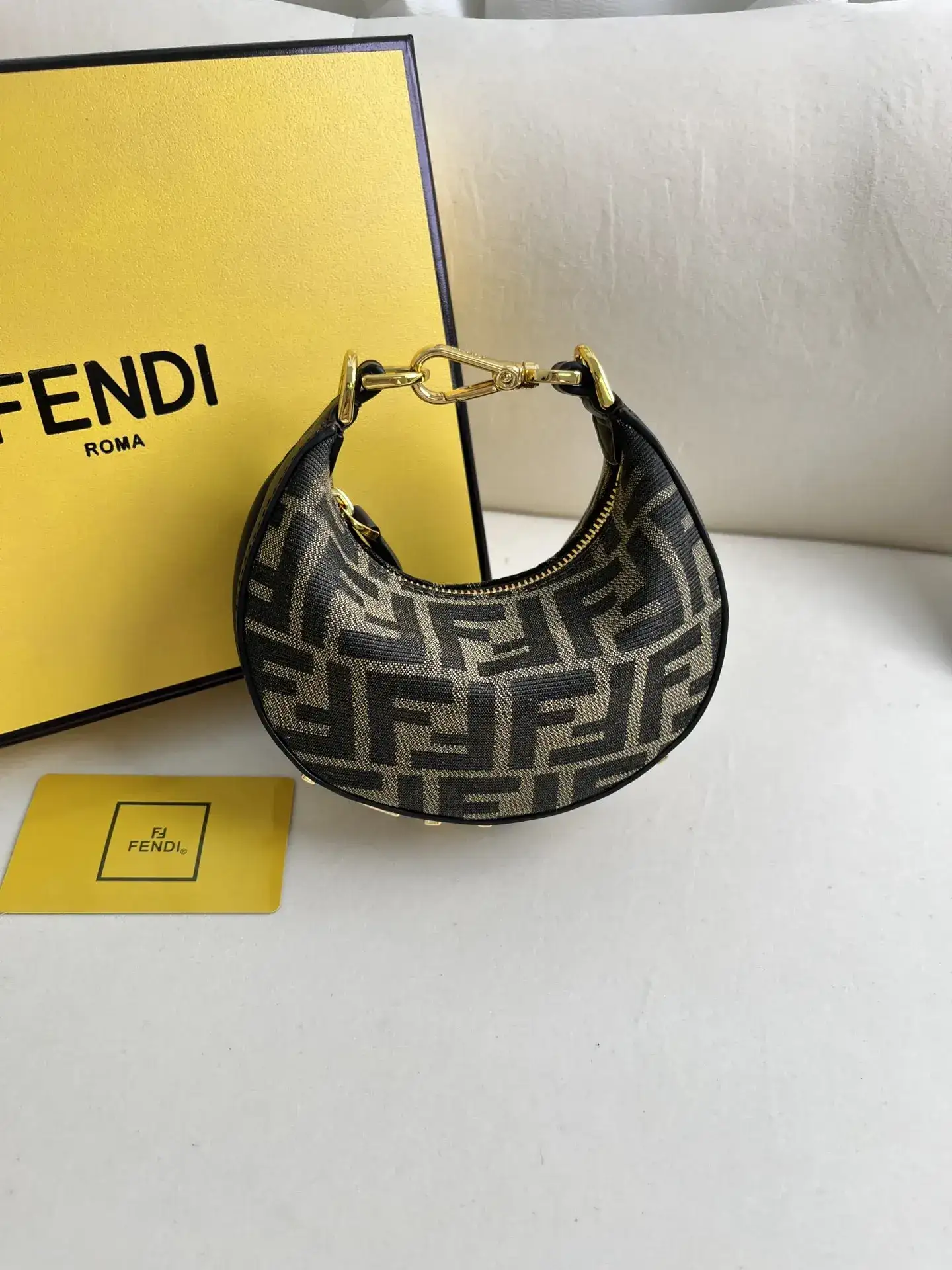 Fendi Monogram Canvas Hobo Bag product photo from LabelPicks
