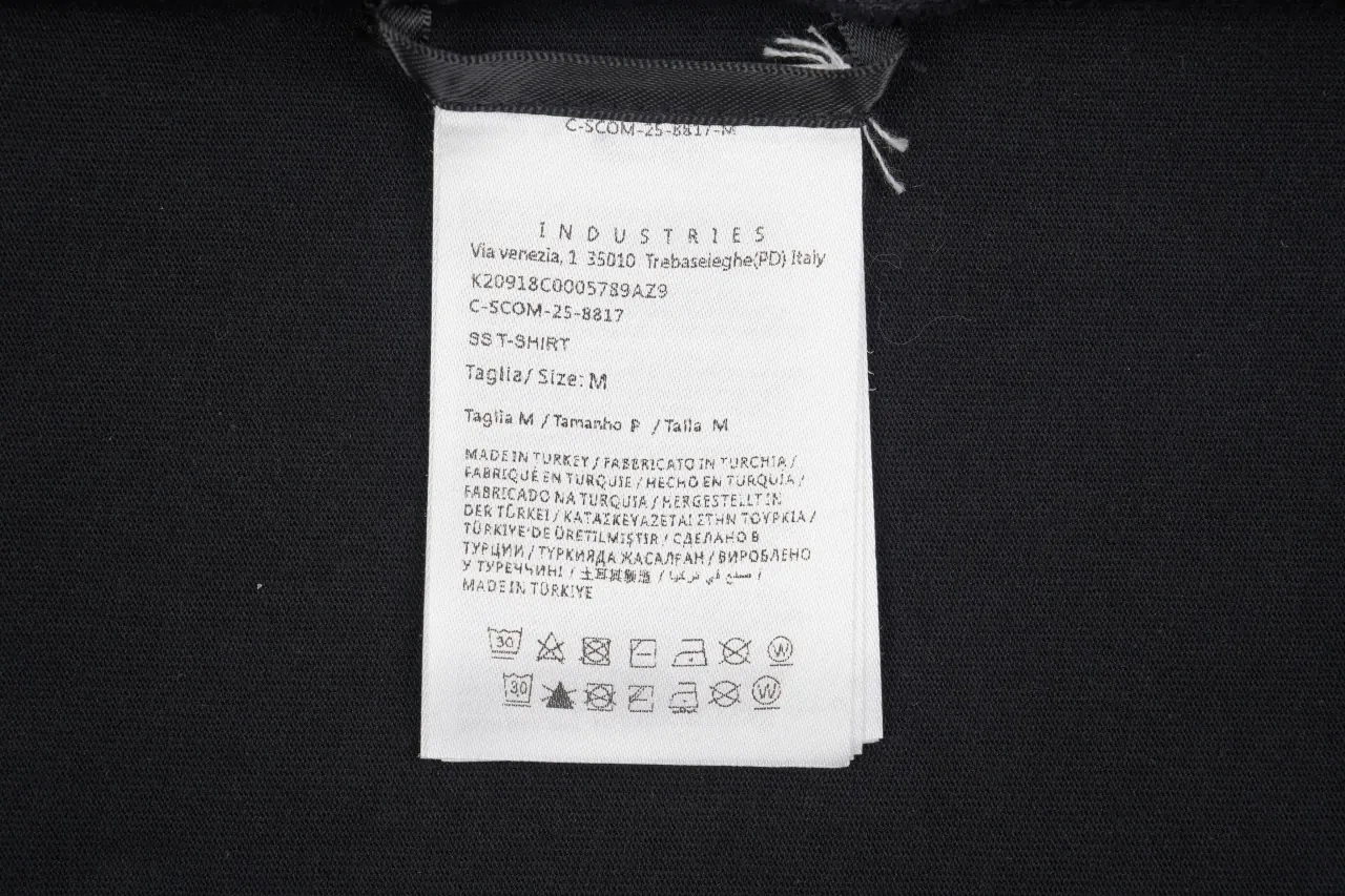 Moncler Black Flocked Logo T-Shirt product photo from LabelPicks