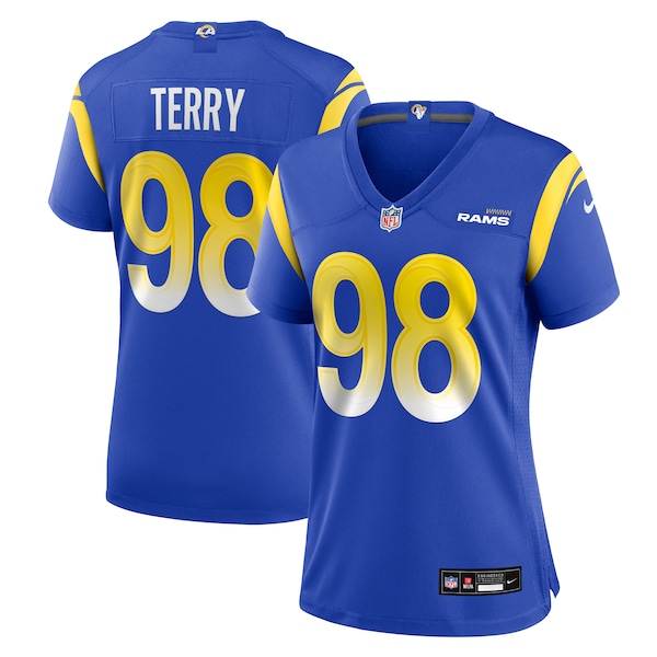 Da'Jon Terry Los Angeles Rams Nike Women's Team Game Jersey -  Royal