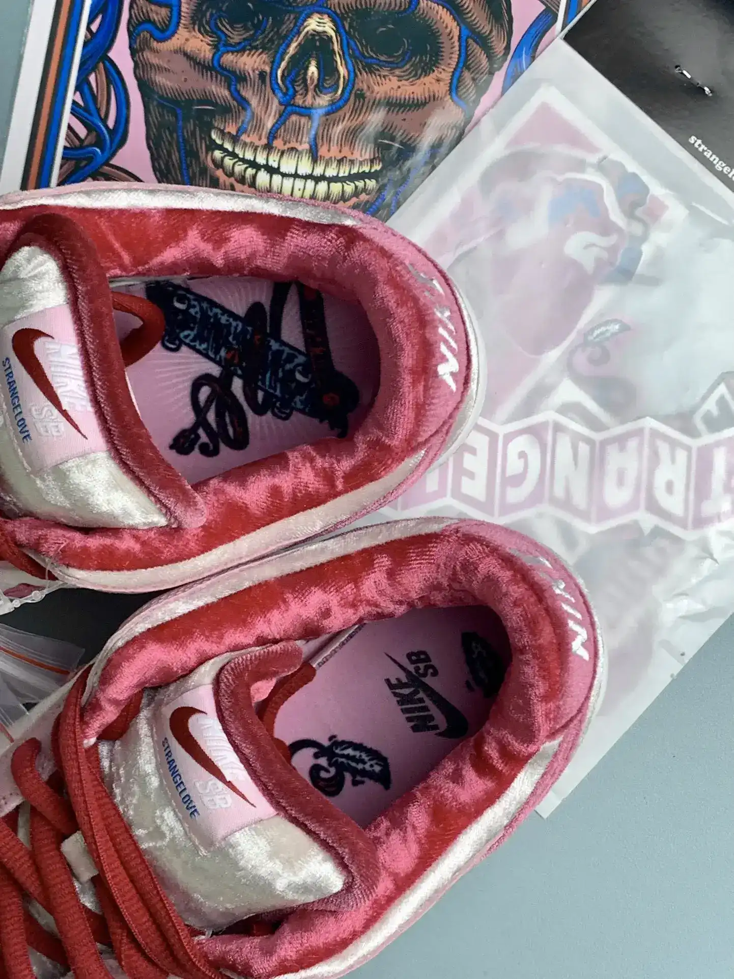StrangeLove x Nike SB Dunk Low “Valentine’s Day” Skate Shoes product photo from LabelPicks