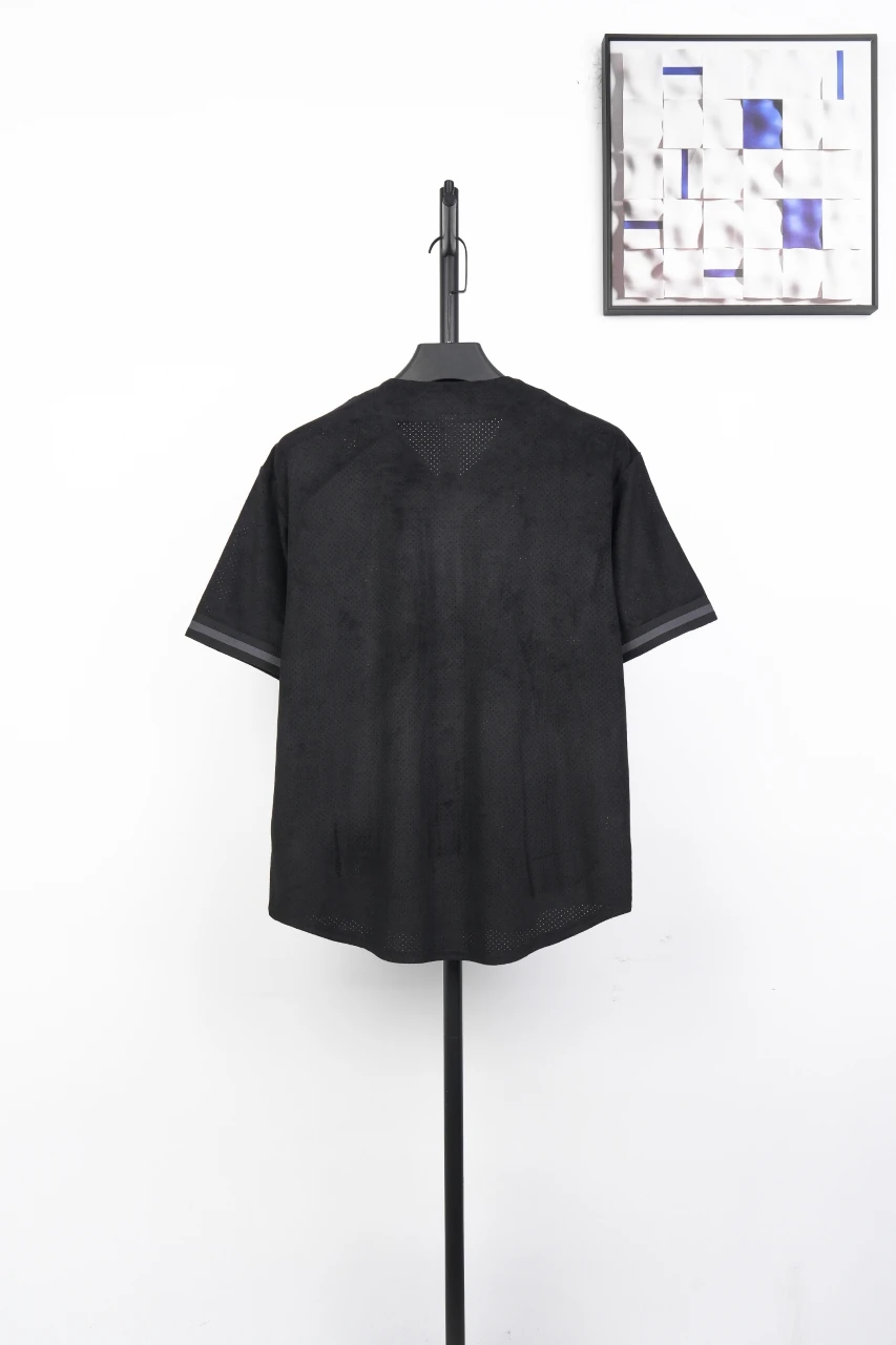 Supreme Black Suede Mesh Baseball Jersey product photo from LabelPicks
