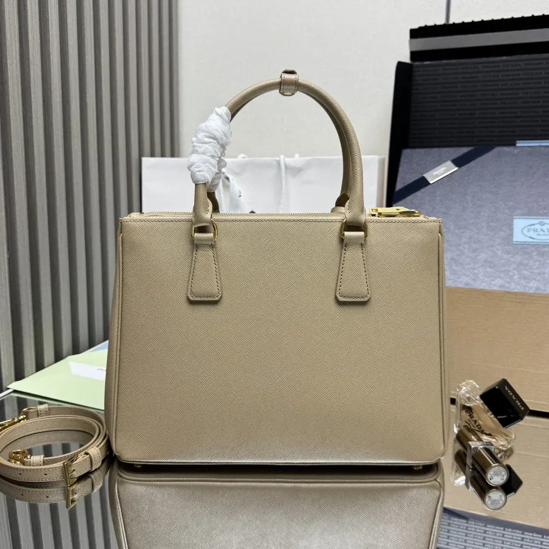 Prada Grained Leather Top Handle Bag product photo from LabelPicks