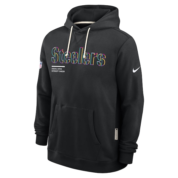Pittsburgh Steelers Nike 2025 NFL Crucial Catch Sideline Standard Issue Dri-FIT Hoodie - Black